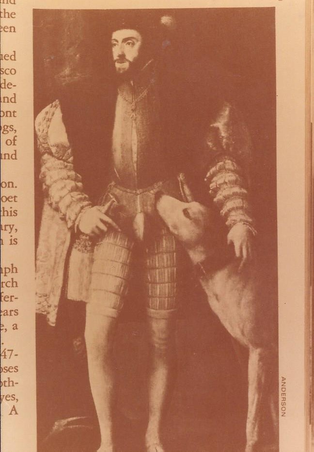 Charles V by Titian Dog
